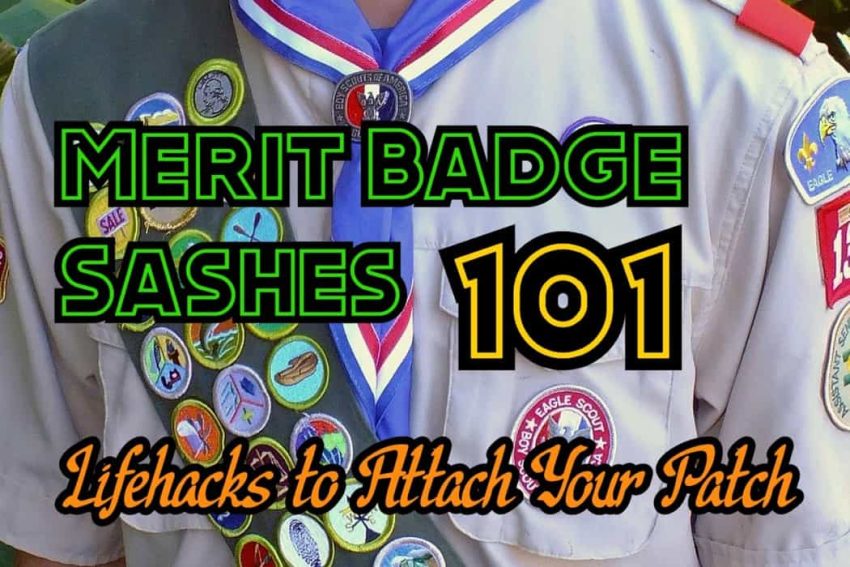 Merit Patch Key Merit Badge Sash Hacks: 4 Quick and Easy Ways to Attach a Patch