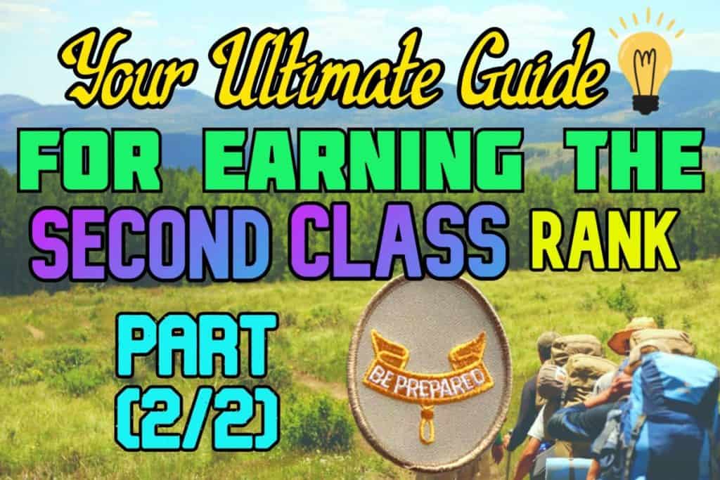 Second Class Rank Requirement Answers A Scout s Guide ScoutSmarts 2022 