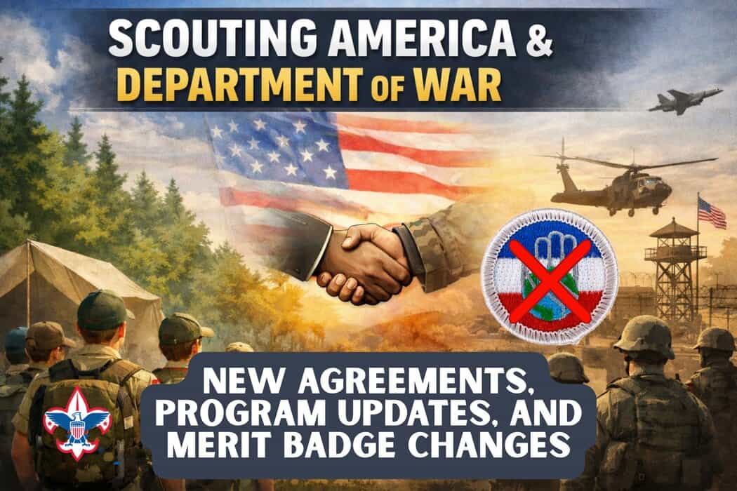 Scouting America and the Department of War agreement announcement explaining the key reforms required for continued military support